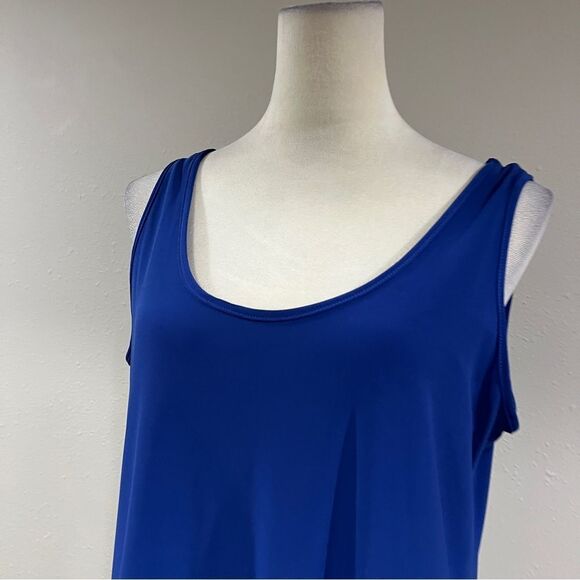 Kate & Mallory Casual royal Sleeveless hi-low maxi Dress - Picture 2 of 13